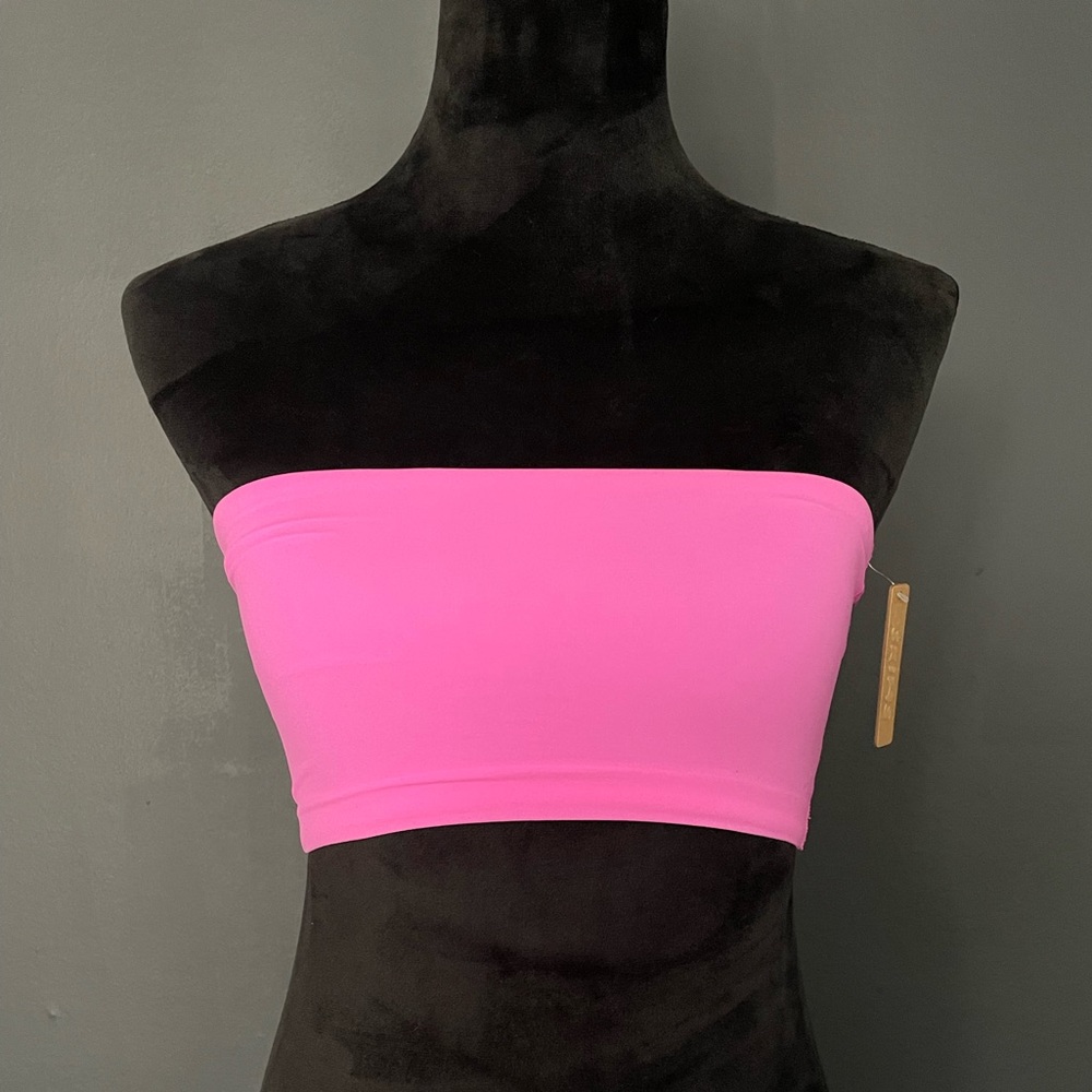 SKIMS Neon Orchid NWT Bandeau Bra Top Size S SOLD OUT